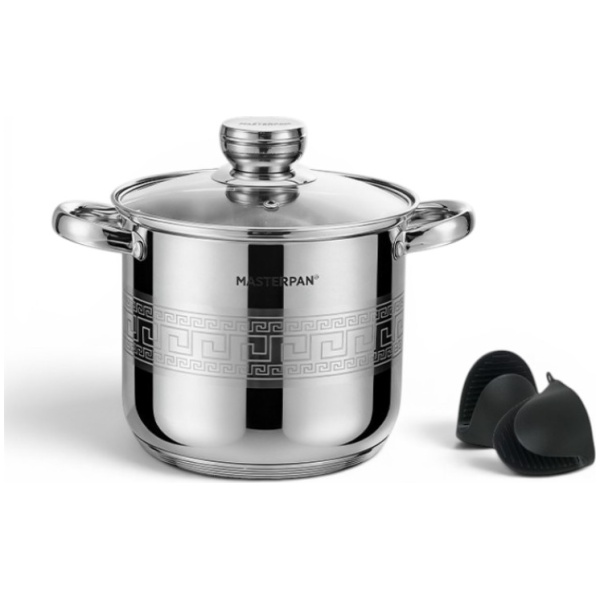 MASTERPAN nerūdijančio plieno puodas 5,3L MP-5143