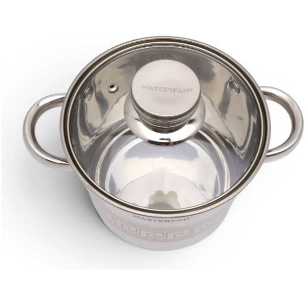 MASTERPAN nerūdijančio plieno puodas 5,3L MP-5143