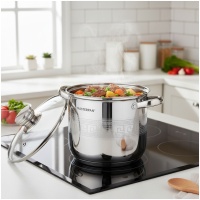 MASTERPAN nerūdijančio plieno puodas 5,3L MP-5143