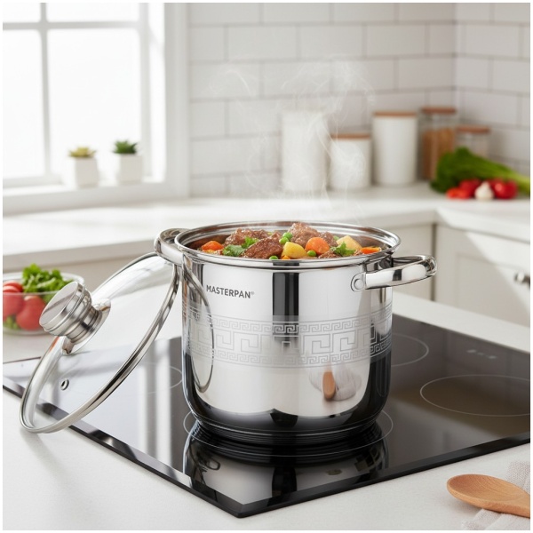 MASTERPAN nerūdijančio plieno puodas 5,3L MP-5143