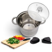 MASTERPAN nerūdijančio plieno puodas 5,3L MP-5143