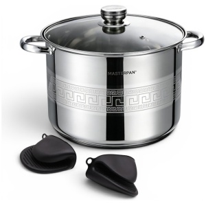 MASTERPAN nerūdijančio plieno puodas 5,3L MP-5143