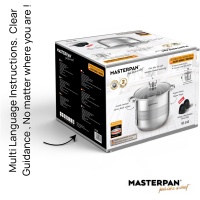 MP-5149.18 MASTERPAN nerūdijančio plieno puodas 19,3L , 32cm. MP-5149