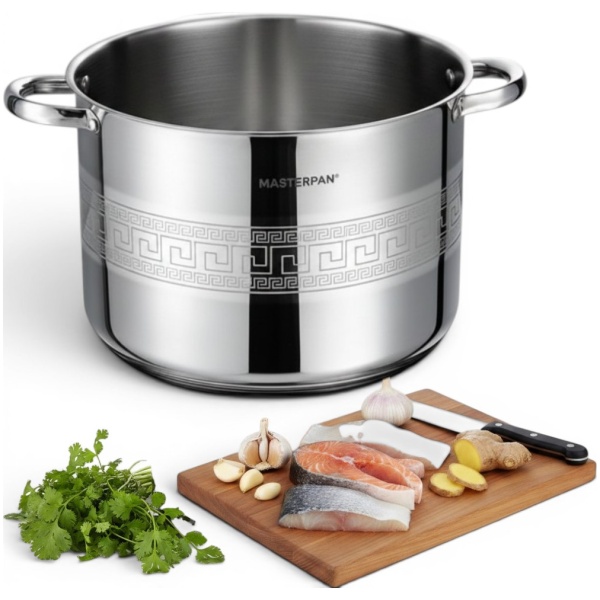 MP-5149.21 MASTERPAN nerūdijančio plieno puodas 19,3L , 32cm. MP-5149