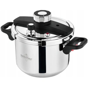 Puodas MagicHome Black Line, 28 cm, 5900 ml, su dangteliu